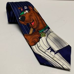 Vintage 2001 Scooby Doo Baseball Tie EUC